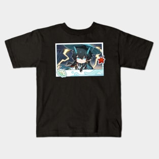 Honkai Star Rail Chibi Dan Heng IL Rain Kids T-Shirt